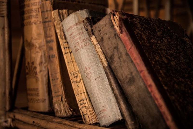Vintage Book Wall Art